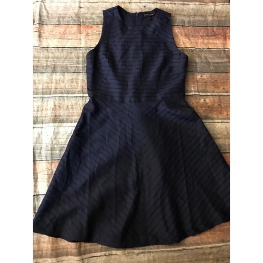 Banana Republic Sheer Stripe Maritime Dress